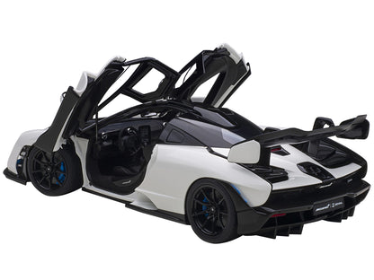 Mclaren Senna Vision Pure White and Black 1/18 Model Car by Autoart