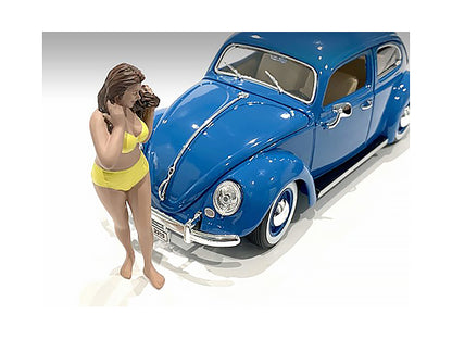 Beach Girl Amy Figurine for 1/18 Scale Models by American Diorama