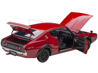 Nissan Skyline 2000GT-R (KPGC110) RHD (Right Hand Drive) Red 1/18 Model Car by Autoart