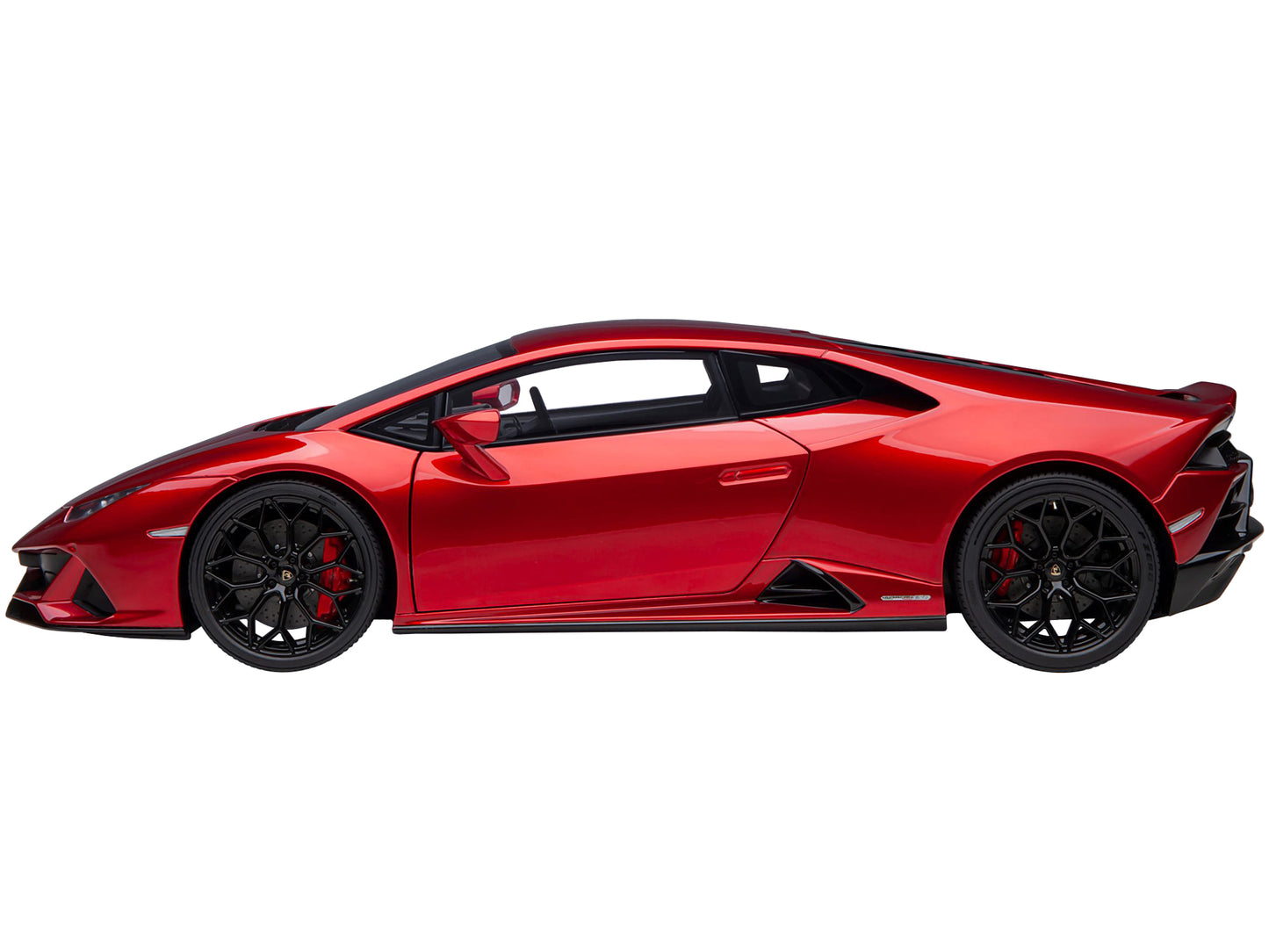 Lamborghini Huracan EVO Rosso Bia Red Metallic 1/18 Model Car by Autoart