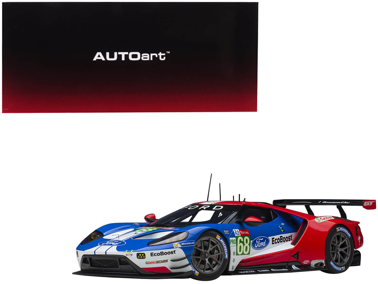 Ford GT #68 Sebastien Bourdais - Joey Hand - Dirk Muller 24H of Le Mans (2019) 1/18 Model Car by Autoart