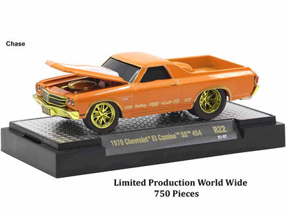 "Ground Pounders" 6 Cars Set Release 22 IN DISPLAY CASES Limited Edition to 7750 pieces Worldwide 1/64 Diecast Model Cars by M2 Machines