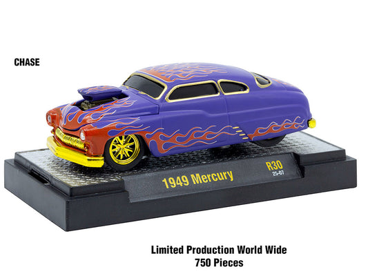 "Ground Pounders" 6 Cars Set Release 30 IN DISPLAY CASES Limited Edition 1/64 Diecast Model Cars by M2 Machines
