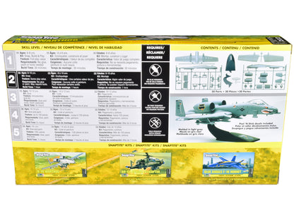 Level 2 Snap Tite Model Kit Fairchild Republic A-10 Warthog (Thunderbolt II) Aircraft 1/72 Scale Model by Revell