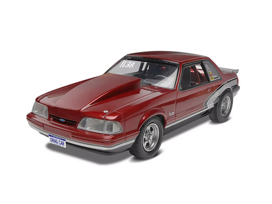 Level 5 Model Kit 1990 Ford Mustang LX 5.0 Drag Racer 1/25 Scale Model by Revell