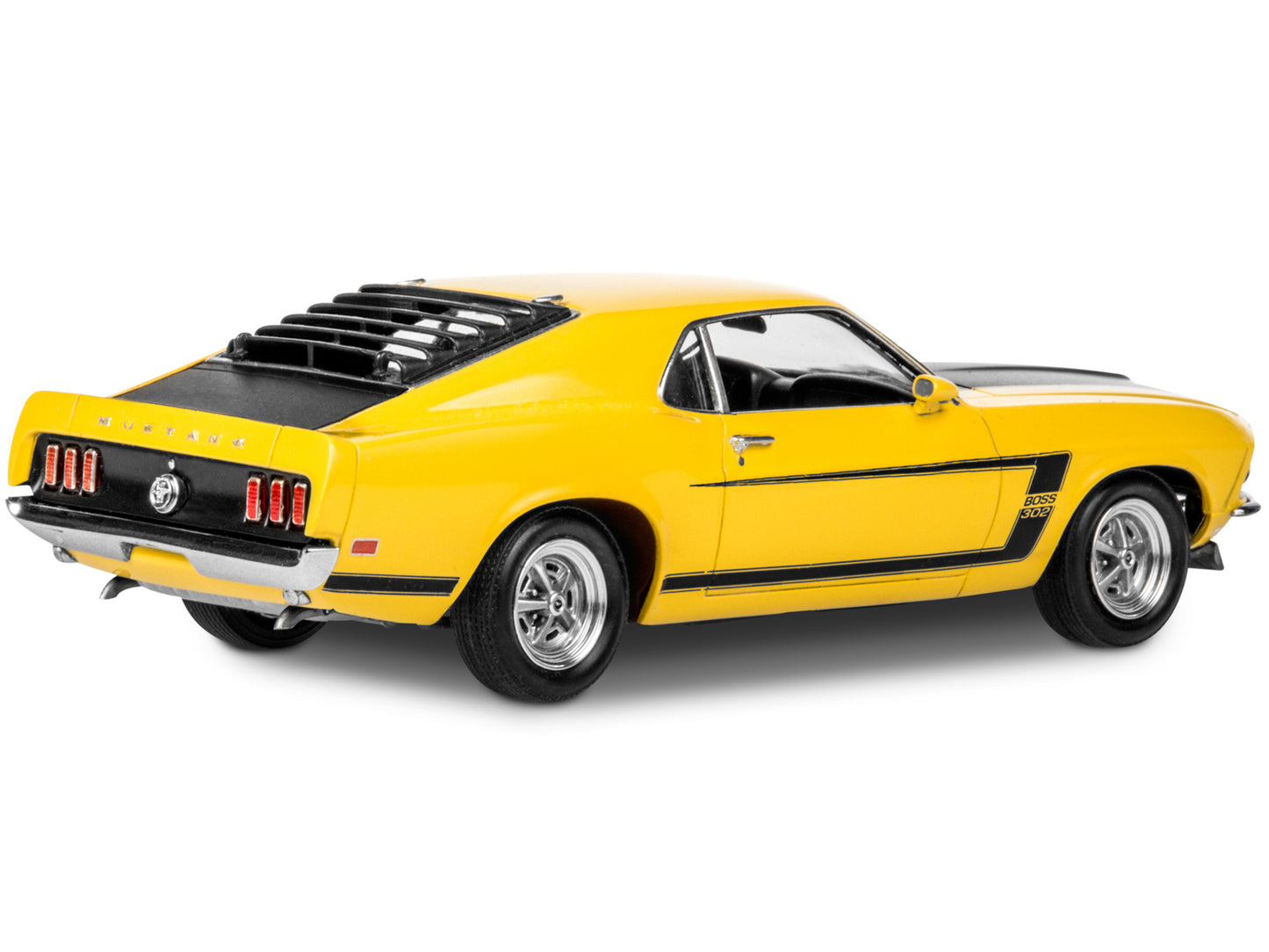 Level 4 Model Kit 1969 Ford Mustang Boss 302 1/25 Scale Model by Revell