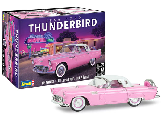 Level 4 Model Kit 1956 Ford Thunderbird 1/24 Scale Model by Revell