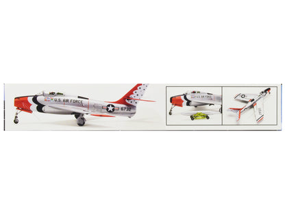 Level 4 Model Kit Republic F-84F Thunderstreak Aircraft "US Air Force Thunderbirds" "Monogram" Series 1/48 Scale Model by Revell