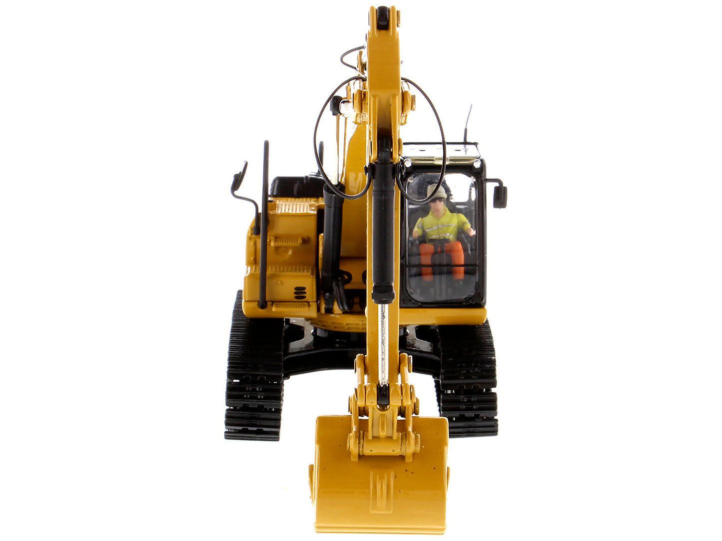 CAT Caterpillar 323 GX Hydraulic Excavator with Operator "High Line" Series 1/50 Diecast Model by Diecast Masters