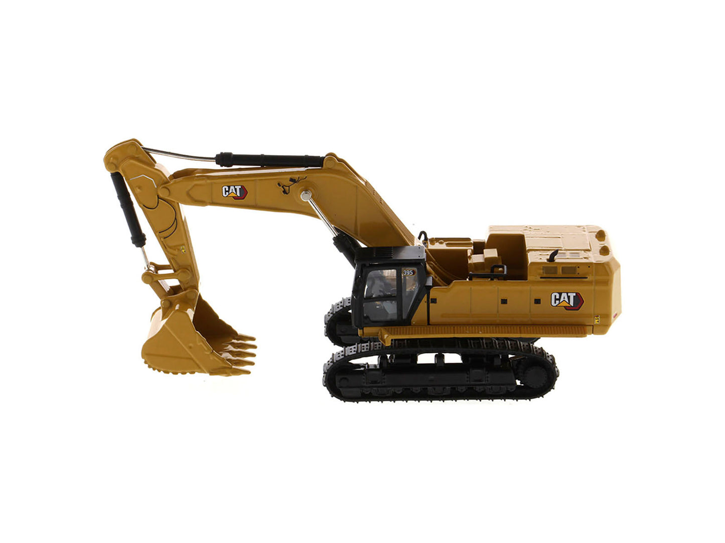 CAT Caterpillar 395 Next-Generation Hydraulic Excavator (Mass Excavation Version) Yellow "High Line Series" 1/87 (HO) Scale Diecast Model by Diecast Masters