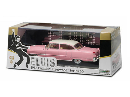 Elvis Presley 1955 Cadillac Fleetwood Series 60 "Pink Cadillac" (1935-1977) 1/43 Diecast Model Car by Greenlight