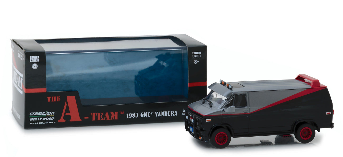 1983 GMC Vandura "The A-Team" (1983-1987) TV Series 1/43 Diecast Model Car by Greenlight