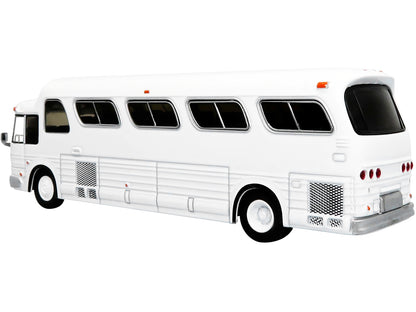 1966 GM PD4107 "Buffalo" Coach Bus Blank White "Vintage Bus & Motorcoach Collection" 1/87 Diecast Model by Iconic Replicas