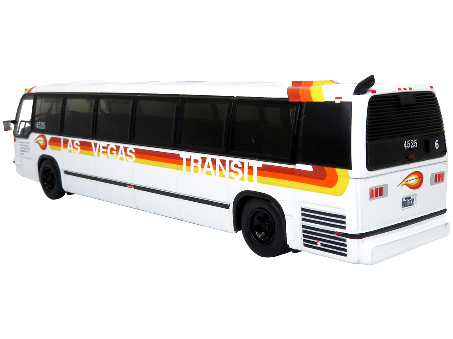 TMC RTS Transit Bus Las Vegas Transit "6 Strip Resort Hotels-Downtown" "Vintage Bus & Motorcoach Collection" 1/87 Diecast Model by Iconic Replicas