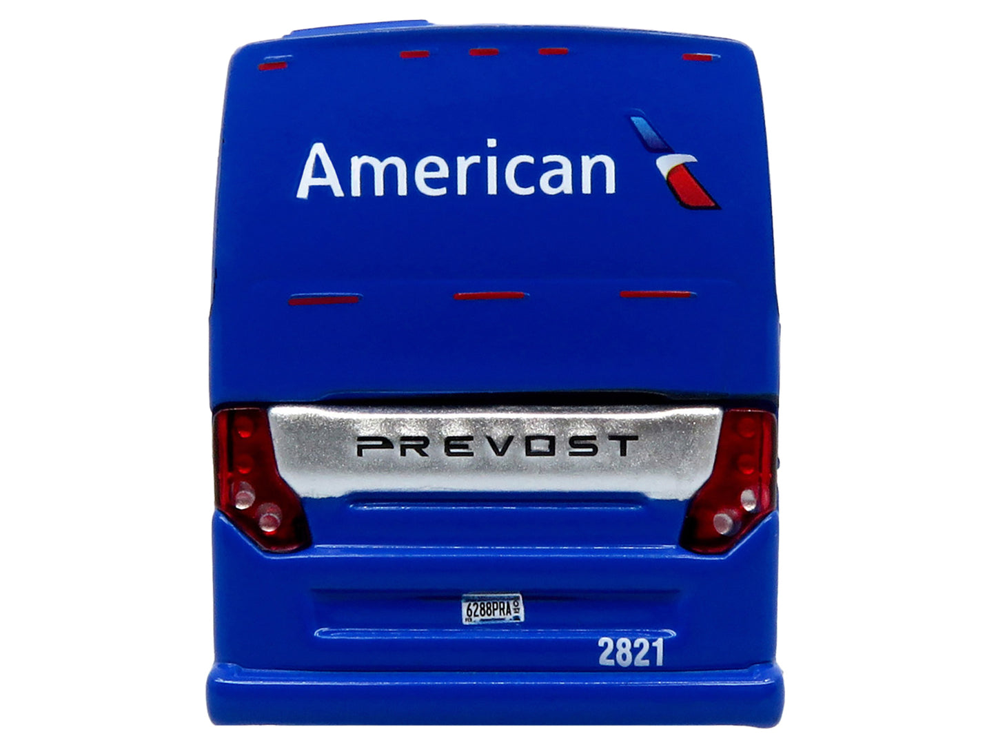 Prevost H3-45 Coach Bus "American Airlines Landline" Blue with Graphics Limited Edition 1/87 (HO) Diecast Model by Iconic Replicas