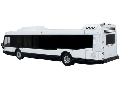 Nova Bus LFSd Transit Bus Plain White Limited Edition to 504 pieces Worldwide "The Bus and Motorcoach Collection" 1/87 (HO) Diecast Model by Iconic Replicas