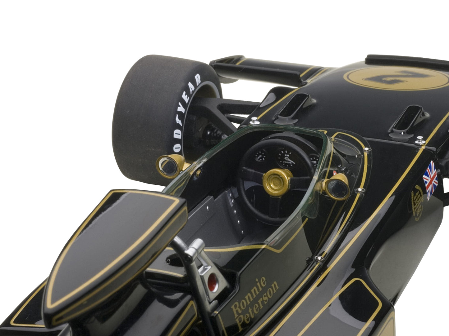 Lotus 72E 1973 Ronnie Peterson #2 1/18 Model Car by Autoart