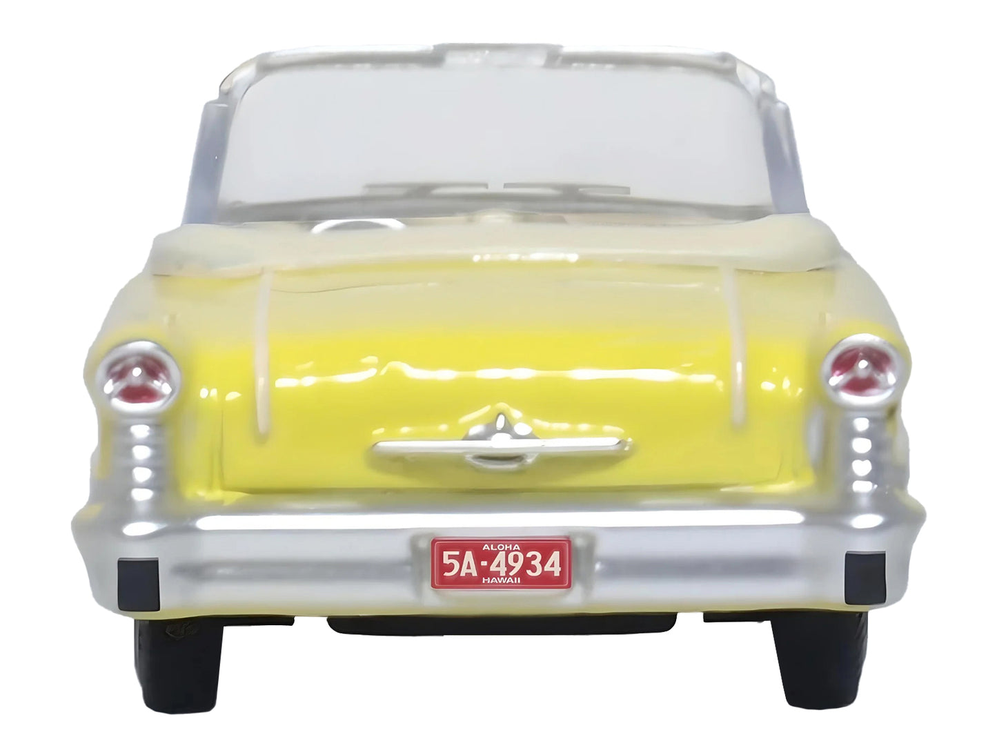 1957 Oldsmobile 88 Convertible Coronado Yellow 1/87 (HO) Scale Diecast Model Car by Oxford Diecast