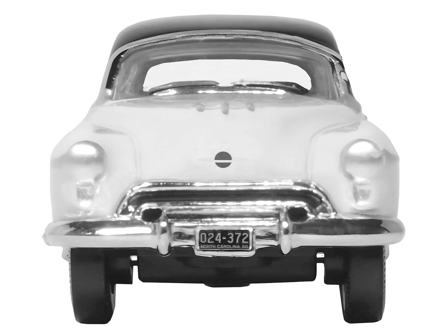 1950 Oldsmobile Rocket 88 Coupe Marol Gray with Black Top 1/87 (HO) Scale Diecast Model Car by Oxford Diecast