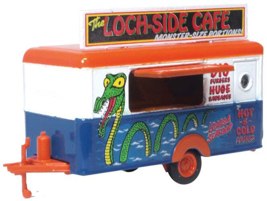 Mobile Food Trailer "Loch-Side Cafe" 1/87 (HO) Scale Diecast Model by Oxford Diecast