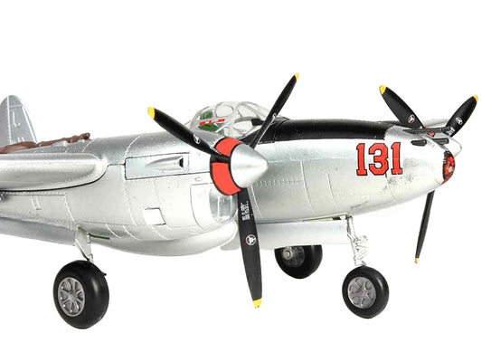 Lockheed Martin P-38J Lightning Fighter Aircraft "Pudgy IV" "Major Thomas McGuire" 1/48 Diecast Model by Air Force 1