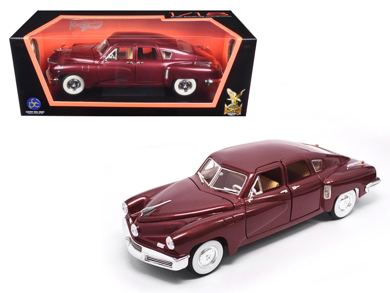 1948 Tucker Torpedo Burgundy 1/18 Diecast Model Car by Road Signature