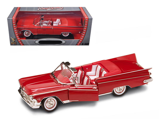 1959 Buick Electra 225 Convertible Red 1/18 Diecast Model Car by Road Signature