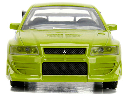 Brian's Mitsubishi Lancer Evolution VII Green "Fast & Furious" Movie 1/32 Diecast Model Car by Jada