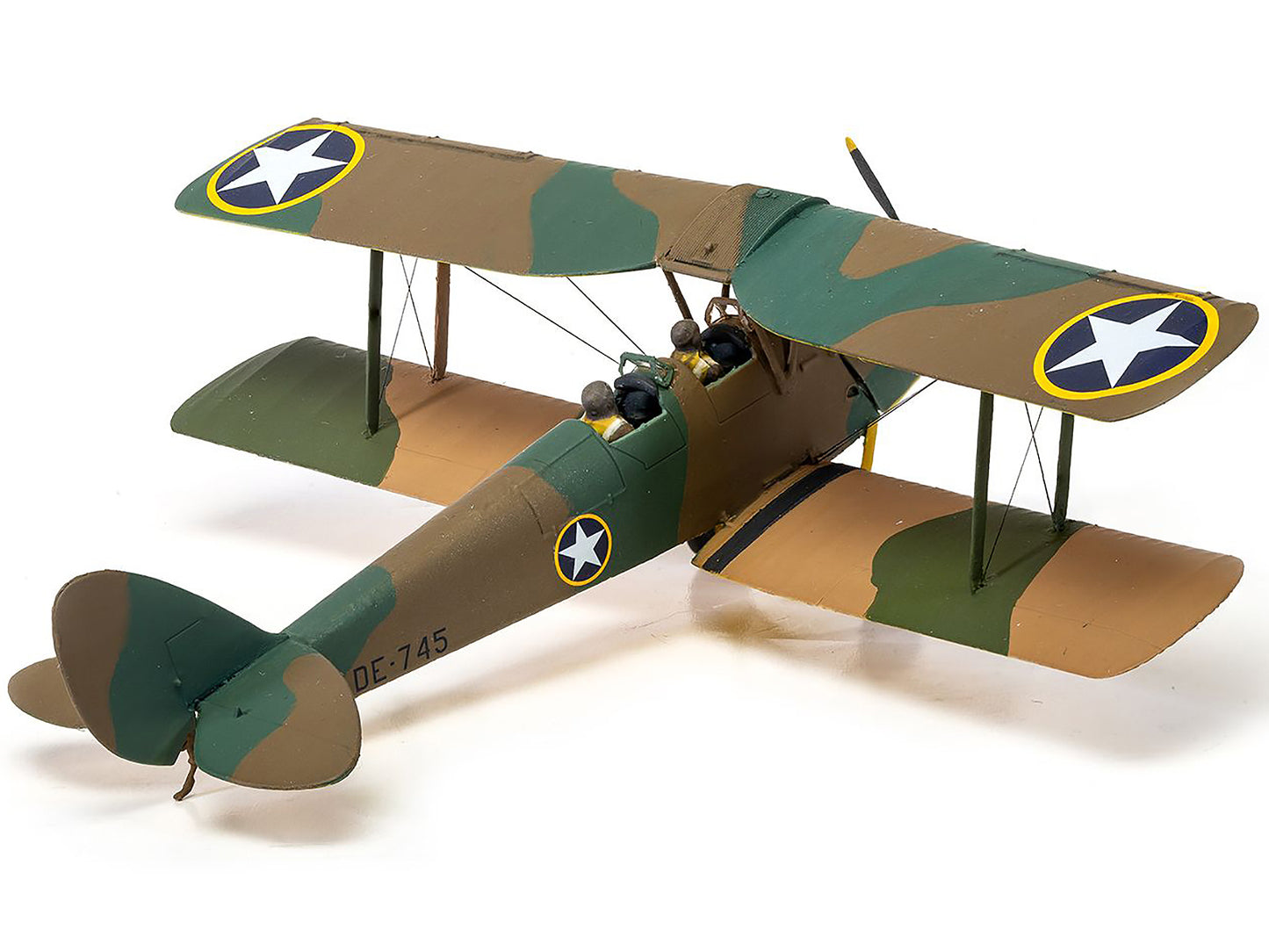 Level 2 Model Kit De Havilland Tiger Moth Aircraft with 2 Scheme Options 1/72 Plastic Model Kit by Airfix