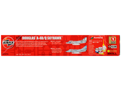 Level 1 Model Kit Douglas A-4B/Q Skyhawk Aircraft with 2 Scheme Options 1/72 Plastic Model Kit by Airfix