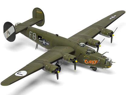 Level 3 Model Kit Consolidated B-24H Liberator Bomber Aircraft with 2 Scheme Options 1/72 Plastic Model Kit by Airfix