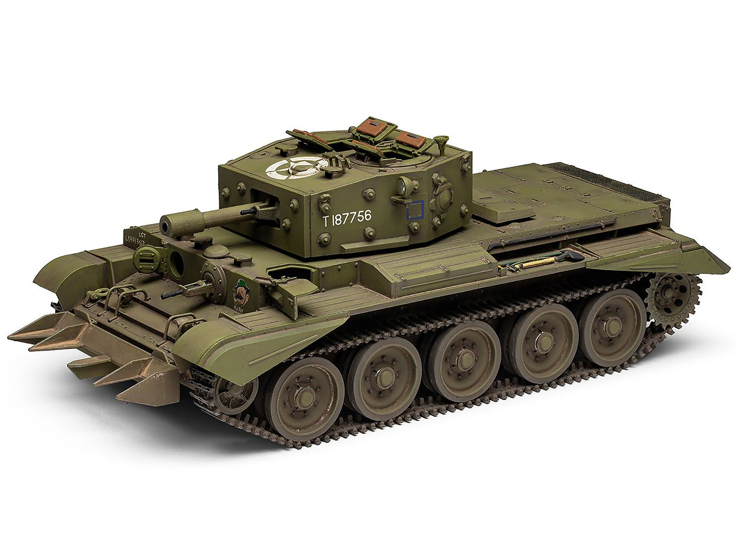 Level 3 Model Kit Cromwell Mk.IV / Mk.VI Cruiser Tank with 2 Scheme Options 1/35 Plastic Model Kit by Airfix