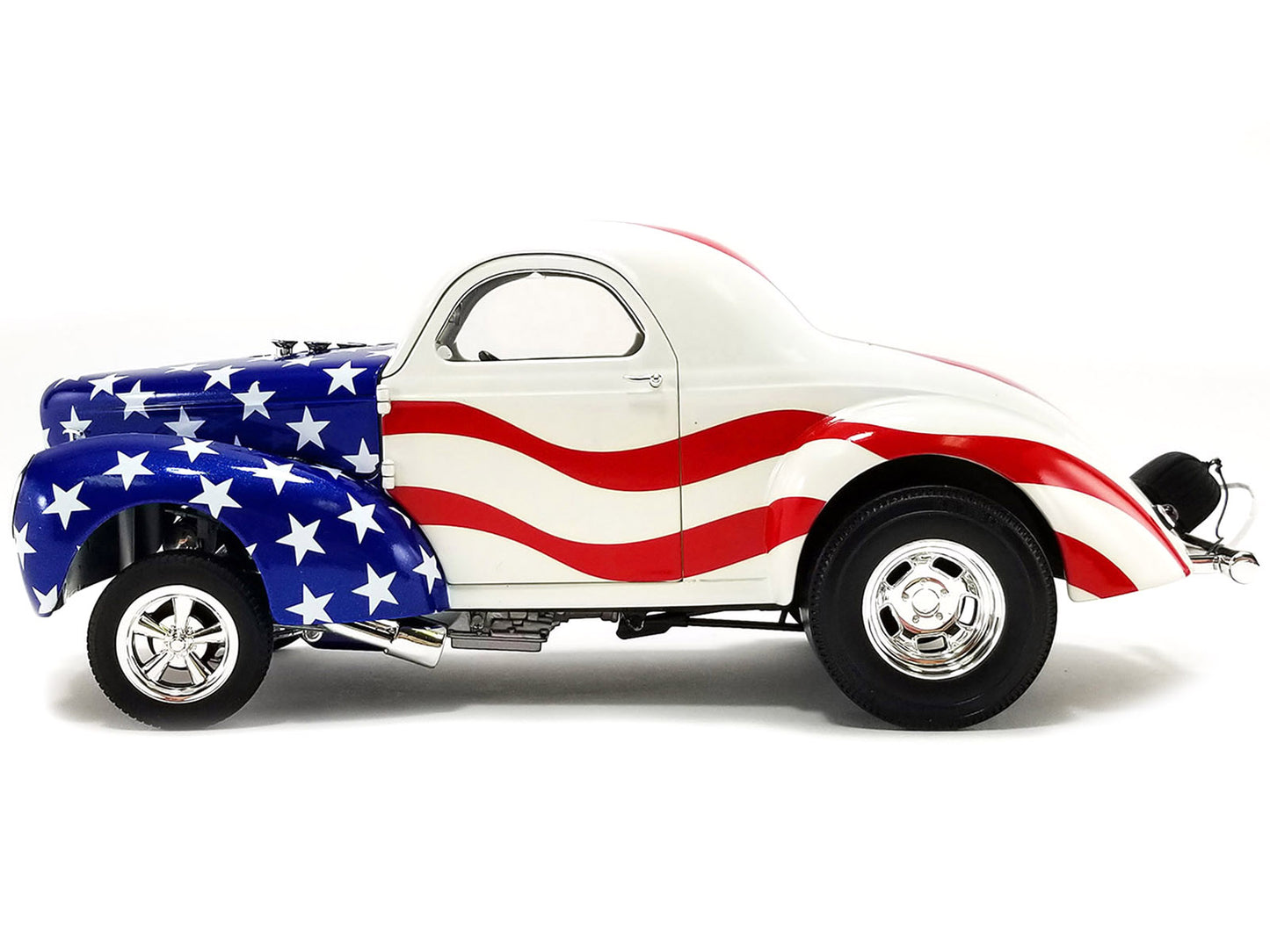 1940 Gasser "Patriot" American Flag Livery Limited Edition to 300 pieces Worldwide 1/18 Diecast Model Car by ACME