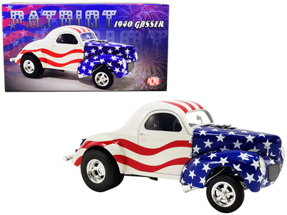 1940 Gasser "Patriot" American Flag Livery Limited Edition to 300 pieces Worldwide 1/18 Diecast Model Car by ACME