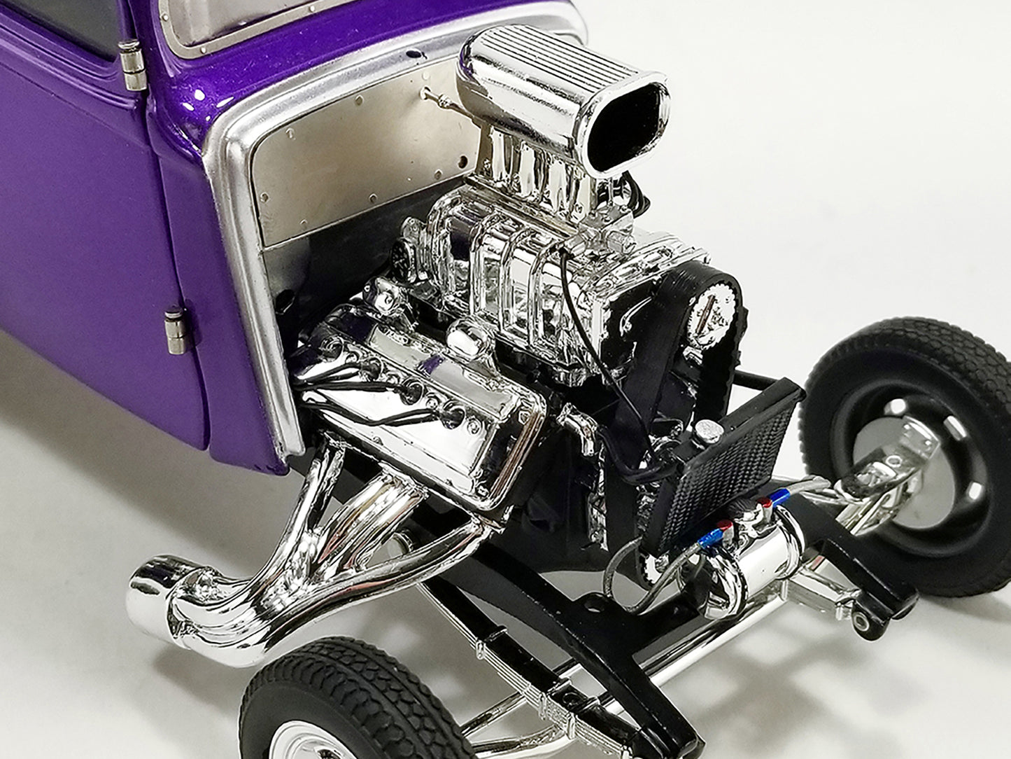 1933 Willys Gasser Plum Crazy Purple Limited Edition to 246 pieces Worldwide 1/18 Diecast Model Car by ACME