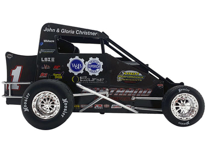 Midget Sprint Car #1 Sammy Swindell "Bertrand Motorsports" "Chili Bowl" (2024) 1/18 Diecast Model Car by ACME