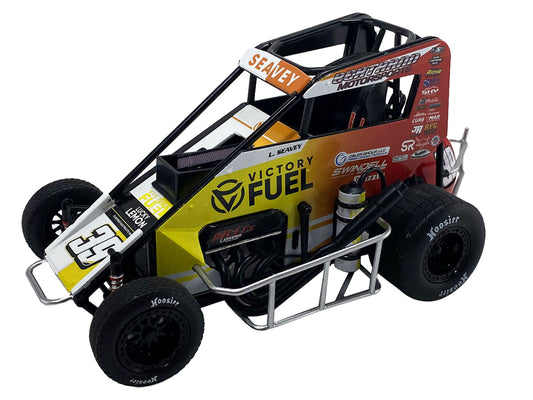 Midget Sprint Car #39 Logan Seavey "Victory Fuel" Swindell Speedlabs Champion "Chili Bowl" (2024) 1/18 Diecast Model Car by ACME