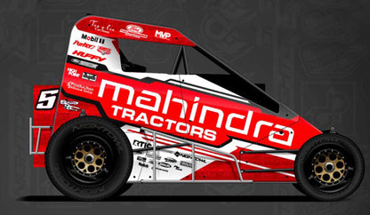 Midget Sprint Car #5 Chase Briscoe "Mahindra Tractors" Chase Briscoe Racing "Xtreme Outlaw Midget Series" (2023) 1/18 Diecast Model Car by ACME