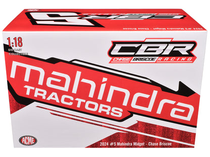 Midget Sprint Car #5 Chase Briscoe "Mahindra Tractors" Chase Briscoe Racing "Xtreme Outlaw Midget Series" (2023) 1/18 Diecast Model Car by ACME