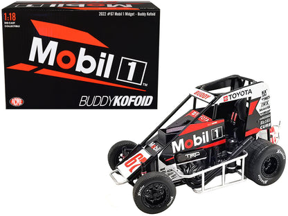 Midget Sprint Car #67 Buddy Kofoid "Mobil 1" Toyota Racing "USAC National Midget Championship" (2022) 1/18 Diecast Model Car by ACME