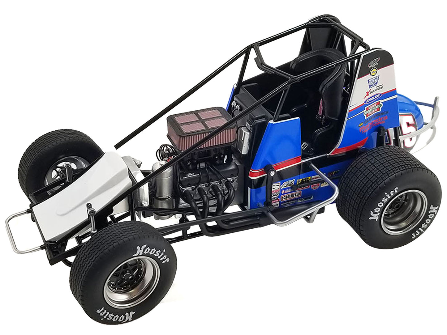 Winged Sprint Car #15 Donny Schatz "Carquest" Curb-Agajanian Racing "World of Outlaws" (2023) 1/18 Diecast Model Car by ACME