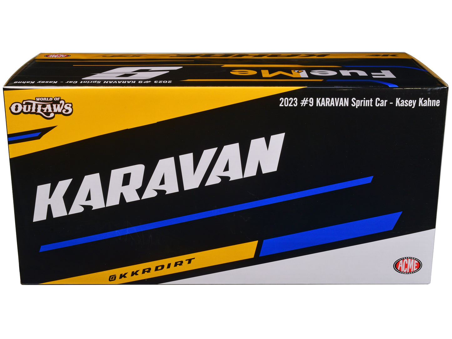 Winged Sprint Car #9 Kasey Kahne "Karavan - Fuel Me" Kasey Kahne Racing "World of Outlaws" (2023) 1/18 Diecast Model Car by ACME