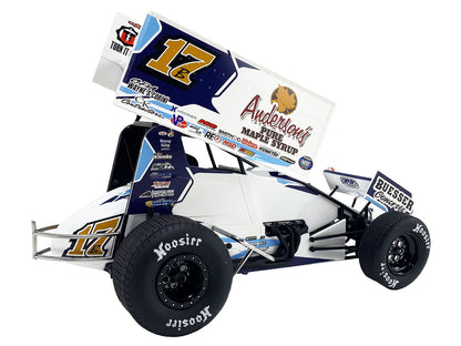 Winged Sprint Car #17B Bill Balog "Anderson's Pure Maple Syrup" B Squared Motorsports "World of Outlaws" (2024) 1/18 Diecast Model Car by ACME