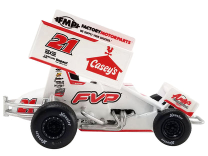 Winged Sprint Car #21 Brian Brown "Casey's General Store" Brian Brown Racing "World of Outlaws" (2024) 1/50 Diecast Model Car by ACME