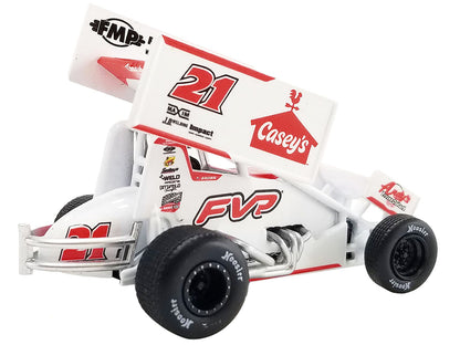 Winged Sprint Car #21 Brian Brown "Casey's General Store" Brian Brown Racing "World of Outlaws" (2024) 1/50 Diecast Model Car by ACME