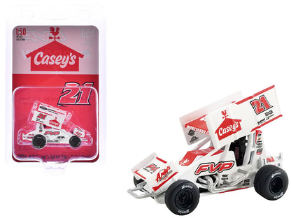 Winged Sprint Car #21 Brian Brown "Casey's General Store" Brian Brown Racing "World of Outlaws" (2024) 1/50 Diecast Model Car by ACME