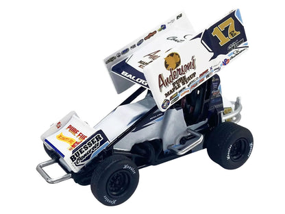 Winged Sprint Car #17B Bill Balog "Anderson's Pure Maple Syrup" Bill Balog Racing "World of Outlaws" (2024) 1/50 Diecast Model Car by ACME