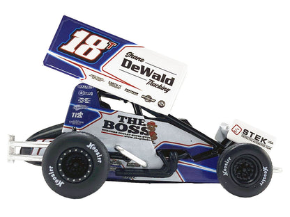 Winged Sprint Car #18T Tanner Holmes "Shane Dewald Trucking - The Boss" Tanner Holmes Racing "World of Outlaws" (2024) 1/50 Diecast Model Car by ACME