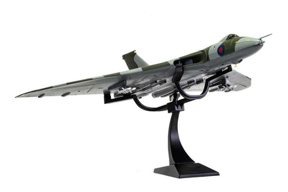 Avro Vulcan B2 Bomber Aircraft "XM597 'Black Buck 6 Shrike Missile Mission Rio de Janeiro Divert Aircraft Falklands War" (1982) British Royal Air Force "The Aviation Archive" Series 1/72 Diecast Model by Corgi