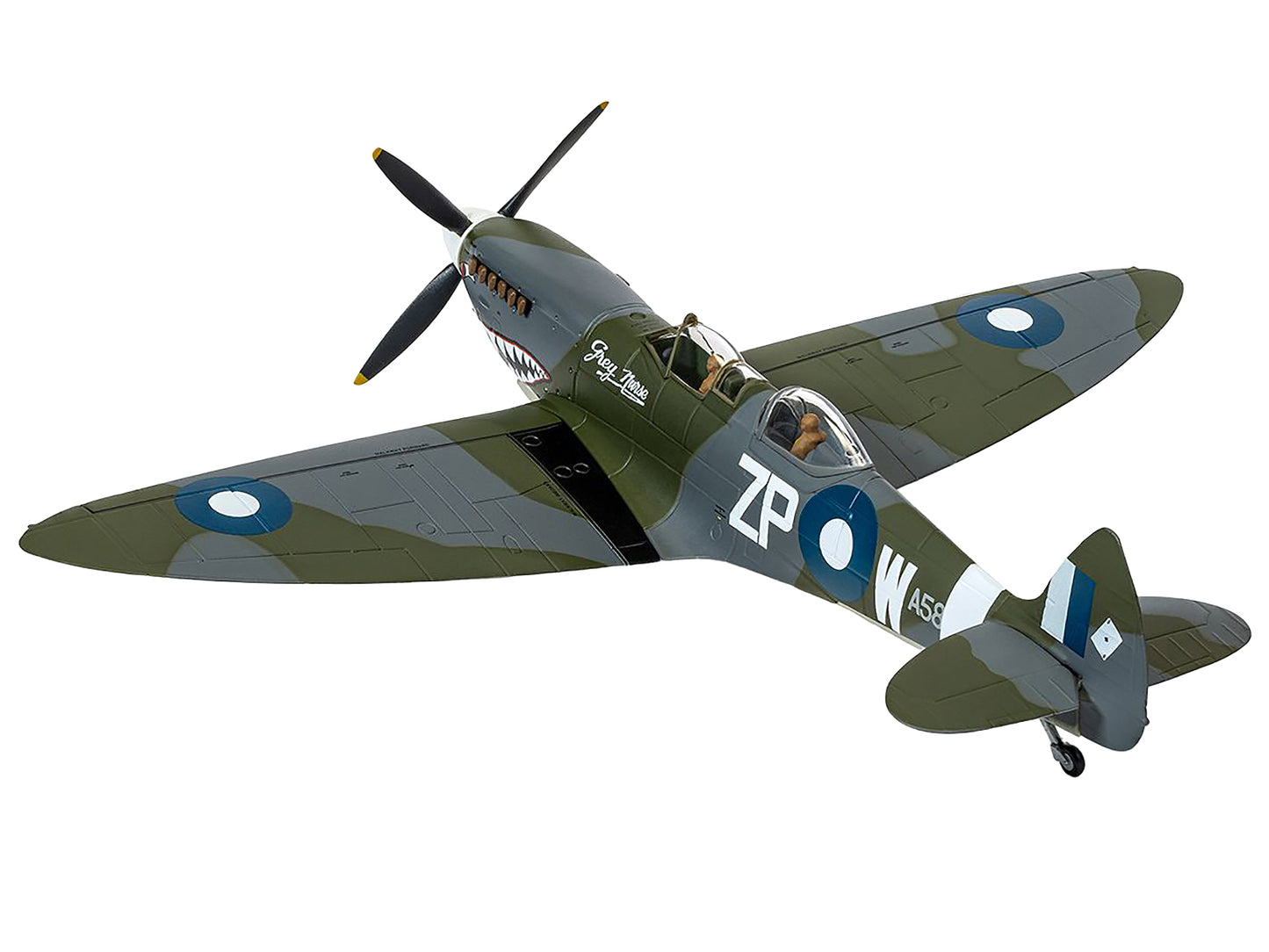 Supermarine Spitfire T.9 TE308 Fighter Aircraft "Grey Nurse" "Biggin Hill Heritage Hangar" "The Aviation Archive" Series 1/72 Diecast Model by Corgi